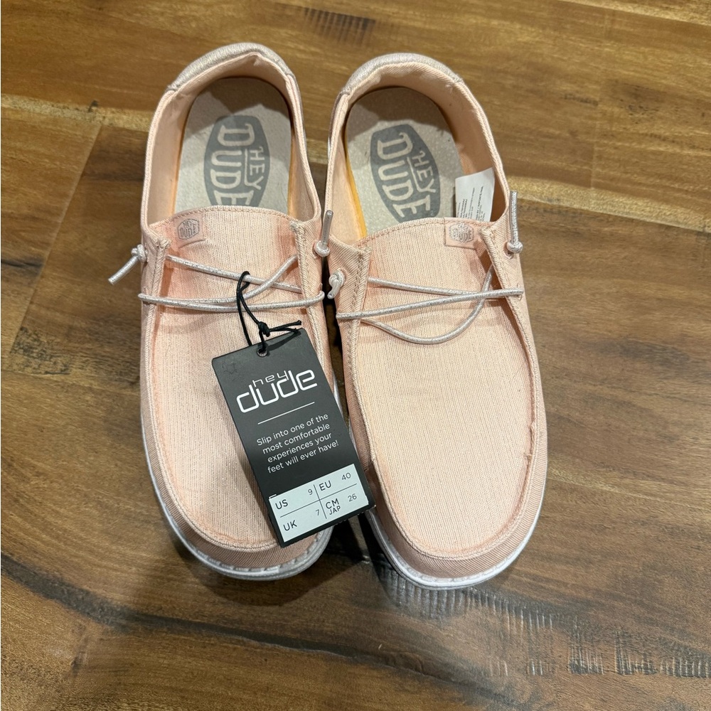 Hey Dude Light Pink Loafers